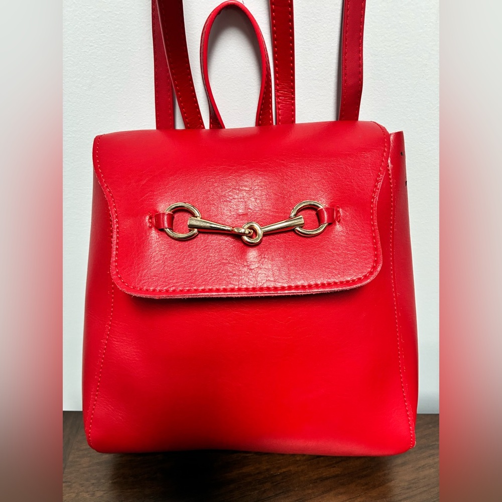 Brandy Melville Mini Red Backpack - image 2